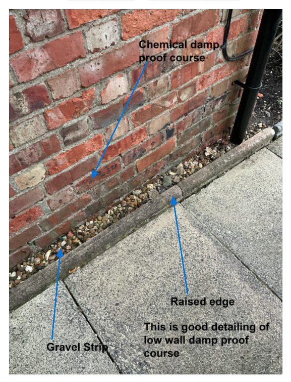 High Ground Levels and Damp Proof Course Risk